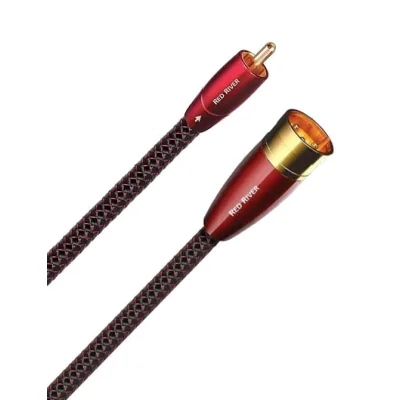 Cablu audio XLR - RCA  AudioQuest Red River, 12m