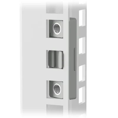 "1U snap-in inserts with two vertically