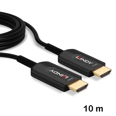 Cablu HDMI Ultra High Speed hibrid 8K60 cu fibră optică, 10 m, Lindy 38380