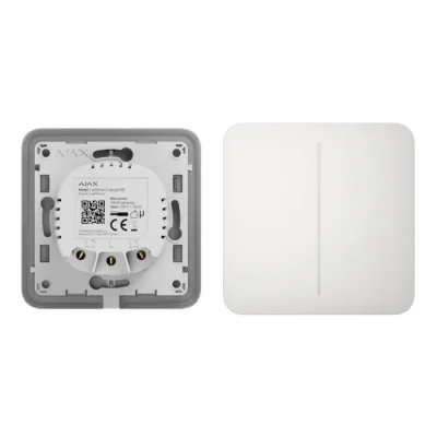 LIGHTCORE 2-GANG + SOLOBUTTON 2-GANG (WHT)